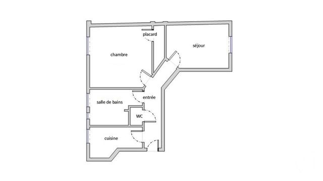 Afficher la photo en grand Appartement F2 à vendre - 2 pièces - 49.13 m2 - LA GARENNE COLOMBES - 92 - ILE-DE-FRANCE - Century 21 Beaurepaire