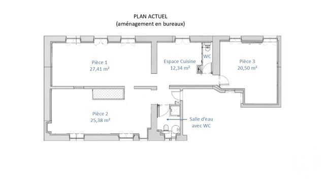 Appartement F4 à vendre - 4 pièces - 94.59 m2 - ASNIERES SUR SEINE - 92 - ILE-DE-FRANCE - Century 21 Beaurepaire