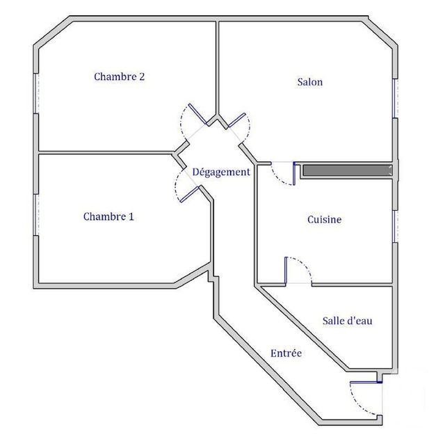 Appartement F3 à vendre - 3 pièces - 52.06 m2 - COLOMBES - 92 - ILE-DE-FRANCE - Century 21 Beaurepaire