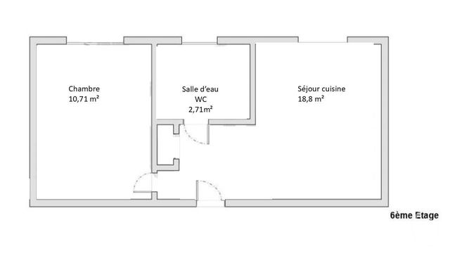 Appartement à vendre - 2 pièces - 32.22 m2 - BOIS COLOMBES - 92 - ILE-DE-FRANCE - Century 21 Beaurepaire