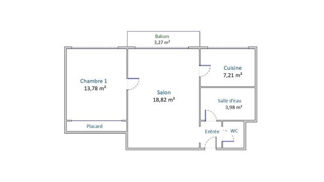 Appartement F2 à vendre - 2 pièces - 46.56 m2 - COLOMBES - 92 - ILE-DE-FRANCE - Century 21 Beaurepaire