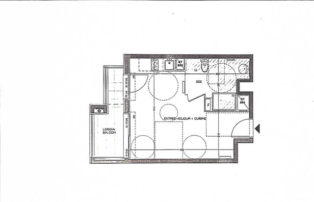 Appartement F1 à louer - 1 pièce - 28.32 m2 - COLOMBES - 92 - ILE-DE-FRANCE - Century 21 Beaurepaire