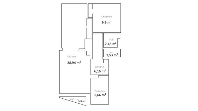 Appartement F2/3 à vendre - 3 pièces - 54.62 m2 - COLOMBES - 92 - ILE-DE-FRANCE - Century 21 Beaurepaire
